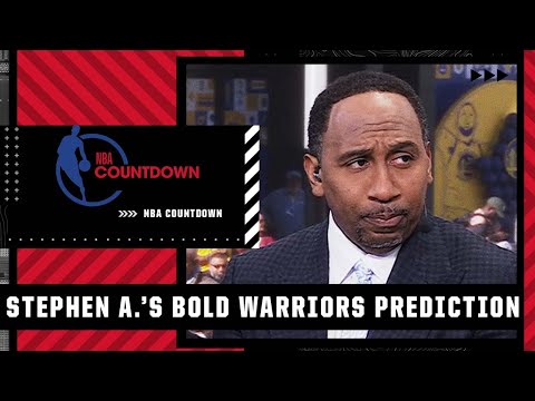 Stephen A.’s BOLD PREDICTION for Warriors in NBA Finals | NBA Countdown video clip