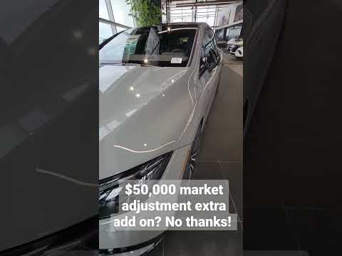 $50k market adjustment add on Mercedes-Benz EQE AMG EV luxury Electric vehicle! $171,000 total.