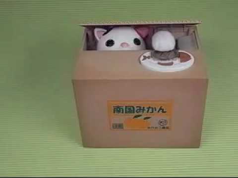 日本小偷貓錢箱~~可愛~~做禮物一流~~