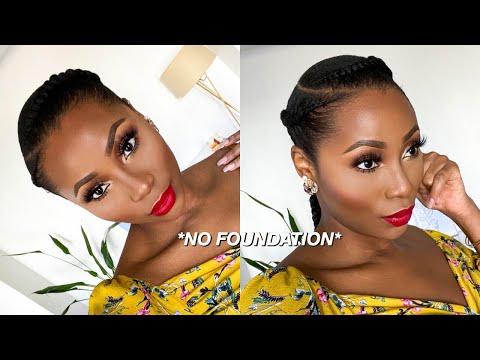 FLAWLESS **NO FOUNDATION** MAKEUP ROUTINE (BEGINNER FRIENDLY) | CURRENT GO-TO LOOK 😍