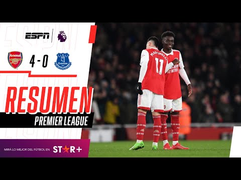 ¡PALIZA DE LOS GUNNERS PARA SEGUIR EN LO MÁS ALTO DE LA PREMIER! | Arsenal 4-0 Everton | RESUMEN