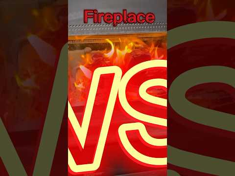 Fireplace VS bonfire, what do you prefer? #fire #light #heat ￼￼