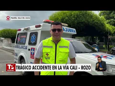 Una enfermera fallecida y cuatro heridos tras accidente en la vía Cali- Rozo