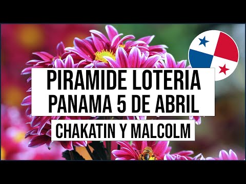 Pirámide Lotería de Panamá Miércoles 5 de Abril 2023  - Pirámide de Chakatin y Malcolm Ramos