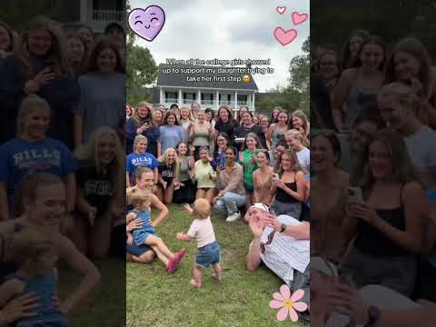 They All Cheered for Her Baby’s First Steps and It Was Pure Wholesome Energy (@rachsullivan__)