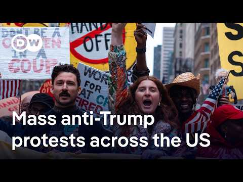 Hundreds of thousands protest against Donald Trump's radical politics | DW News