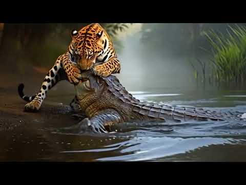 Jaguar vs Crocodile