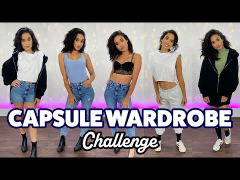 Video: Creating 30 Outfits From 8 Items - Building A Capsule Wardrobe!