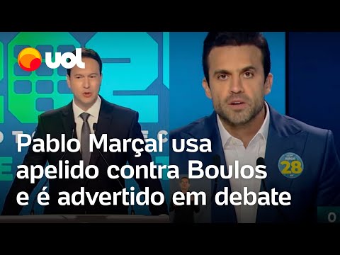 Debate Record: Pablo Marçal chama Boulos de ‘Boules', é advertido e perde tempo de resposta