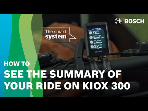 How to | Ride summary on Kiox 300