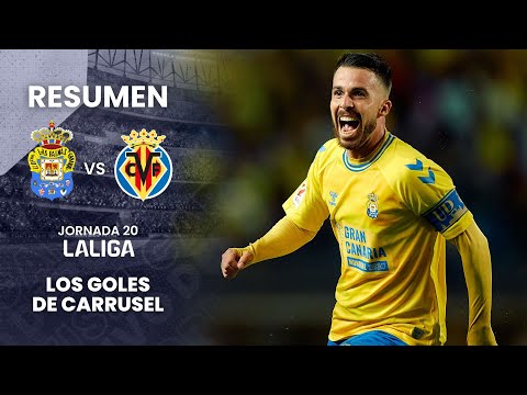 ¡Doblete espectacular de KIRIAN para la victoria de Las Palmas! Resumen Las Palmas 3 - 0 Villarreal