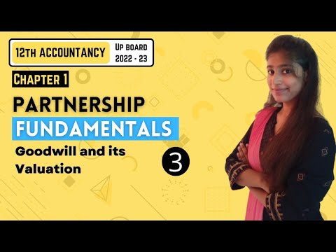 Chapter 1 | Partnership Fundamentals | Part – 3 | Accounts | 12TH UP Board 2022-23