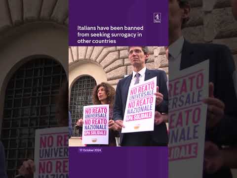 Italy bans 'surrogacy tourism'