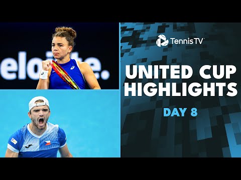 Paolini Takes On Muchova & Cobolli vs Machac | United Cup 2025 Day 8 Highlights