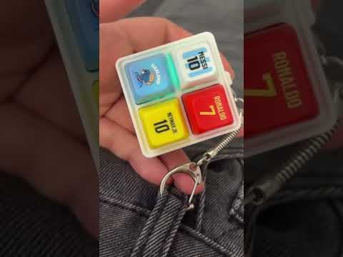 Haaland Fans Need to See This! ⚽🔥 Football Button Keychain Gadget #Shorts