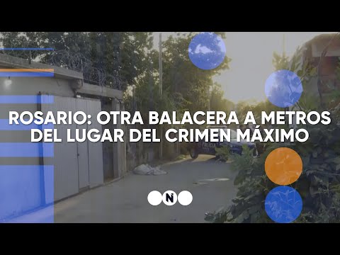 ROSARIO: OTRA BALACERA a METROS del LUGAR del CRIMEN MÁXIMO - Telefe Noticias