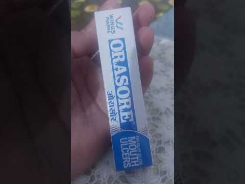 Orasore gel uses in hindi |doses |side effect |mouth ulcer #viralreels #highlights #mouthulcer