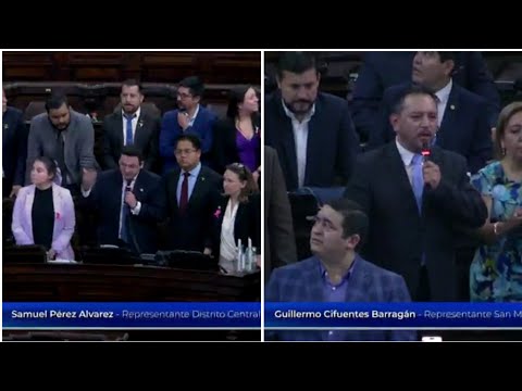 TODAS LAS BANCADAS DE LOS PARTIDOS POLITICOS DEL CONGRESO DE GUATEMALA ARREMETEN CONTRA SEMILLA