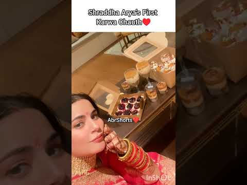 #shraddhaarya #first #karwachauth #celebration #kundalibhagya #rahul #twins #siya #shaurya #shorts 🌹