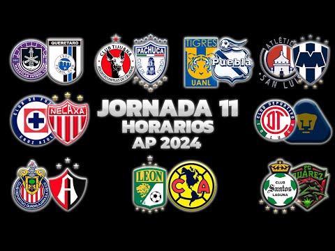 HORARIOS, CANALES Y FECHAS DONDE VER LA JORNADA 11 | LIGA MX APERTURA 2024