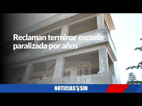 Reclaman terminar escuela paralizada por años en Santiago