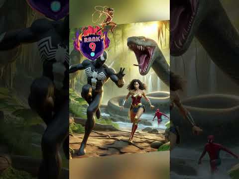 Spider-Man Venom Wonder Woman's Journey into the Woods  #marvelvsdc   #spiderman #dcvsmarvel