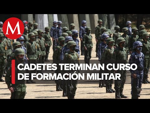 Más de mil 200 cadetes culminan curso básico militar