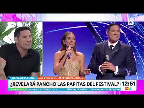 Los momento más dificiles para Pancho Saavedra. en el Festival de Viña 2024