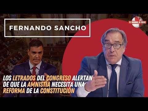 INFORME de los LETRADOS del CONGRESO: no hay nada en la CONSTITUCIÓN que pueda PERMITIR la AMNISTÍA