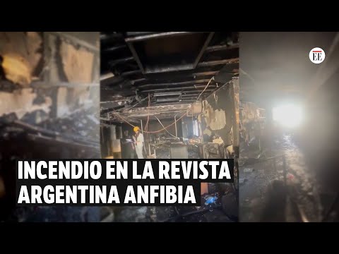 Se incendiaron las instalaciones de la Revista Anfibia | El Espectador