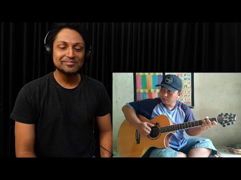Alip Ba Ta | Jenifer Lopez - On The Floor (fingerstyle cover) REACTION