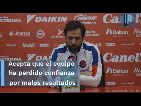 Reconoce Gustavo Leal falta de confianza en San Luis tras derrota ante Chivas