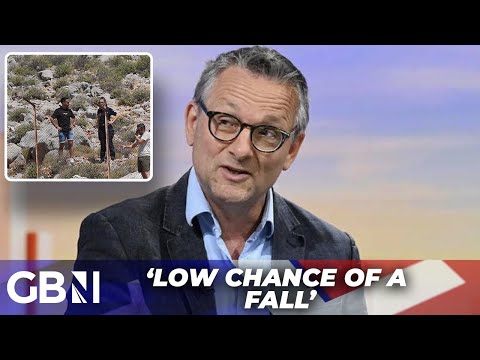 Michael Mosley found with his 'hands on his chest' indicating a LOW chance of a fall