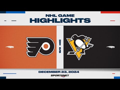 NHL Highlights | Flyers vs. Penguins - December 23, 2024