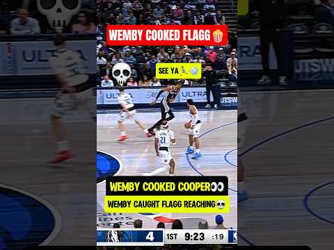 Wemby had Cooper Flagg LOST😭