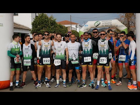 Carlos Corcho y Cristina Durán, vencedores del III Duatlón Cross Jerez de los Caballeros-La Bazana