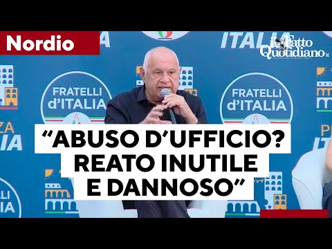 Il ministro Nordio difende l'abolizione dell'abuso d'ufficio: "Sarà un volano per l'economia"