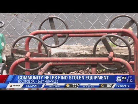 Community helps find stolen playground equipment