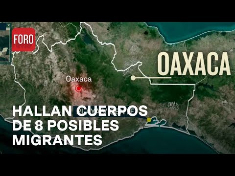 Hallan 8 cuerpos de posibles migrantes en Playa San Vicente, Oaxaca - Las Noticias