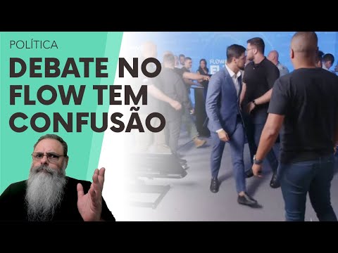 DEBATE no FLOW PODCAST segue PADRÃO da TV ABERTA: EXPULSÃO do MARÇAL e BRIGA entre ASSESSORES no FIM