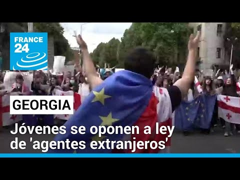 Georgia: jóvenes y estudiantes lideran las manifestaciones contra la ley de 'agentes extranjeros'