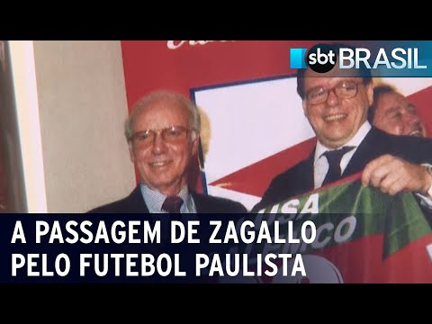 Última homenagem a Zagallo e sua passagem pelo futebol paulista | SBT Brasil (06/01/24)