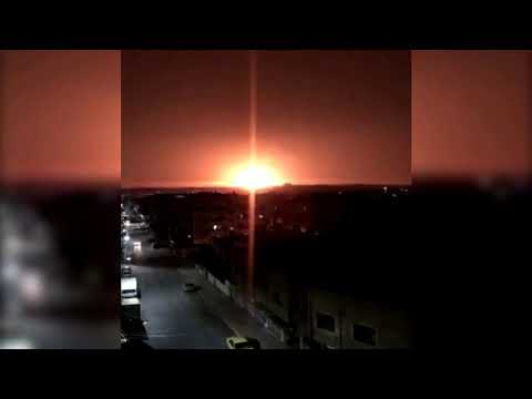 Explosions at arms depot in Jordan