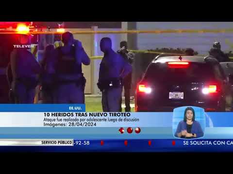 10 heridos tras nuevo tiroteo en EEUU – El noticiero, emisión meridiana 29/04/24