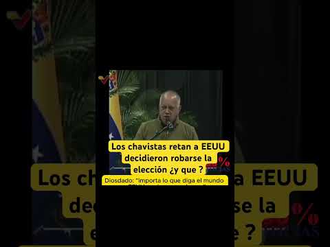 Los EEUU no nos pueden hacer nada las elecciones son nuestras afirman los chavistas