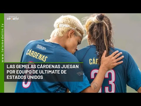 Las gemelas Cárdenas juegan por equipo de Ultimate de Estados Unidos - Telemedellín