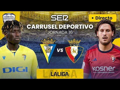 ? CÁDIZ CF vs CA OSASUNA | EN DIRECTO #LaLiga 23/24 - Jornada 16