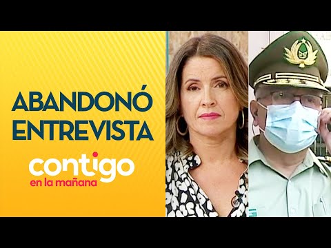 General Yáñez dejó entrevista por dichos sobre corrupción en Carabineros - Contigo en La Mañana