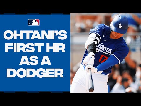 Shohei Ohtani HOMERS in his FIRST game as a Dodger!