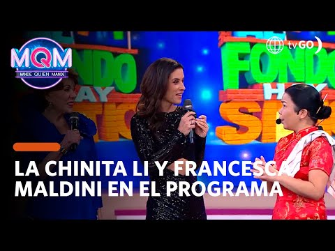 Mande Quien Mande: La chinita Li y Francesca Maldini en el programa (HOY)